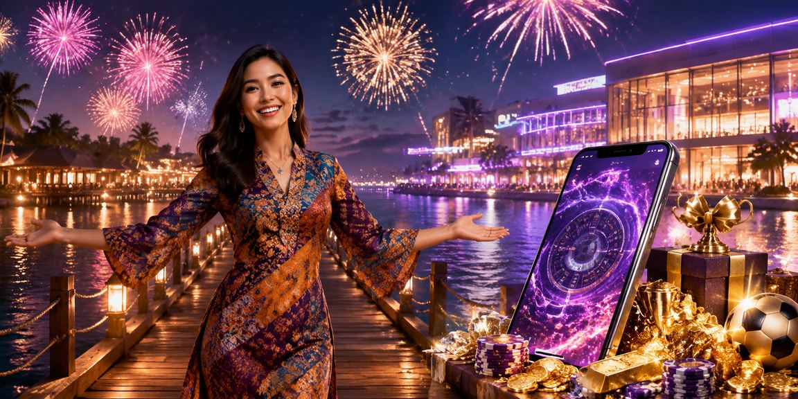 Suasana kasino hiburan bertema batik Terengganu dalam platform psvr2 Malaysia
